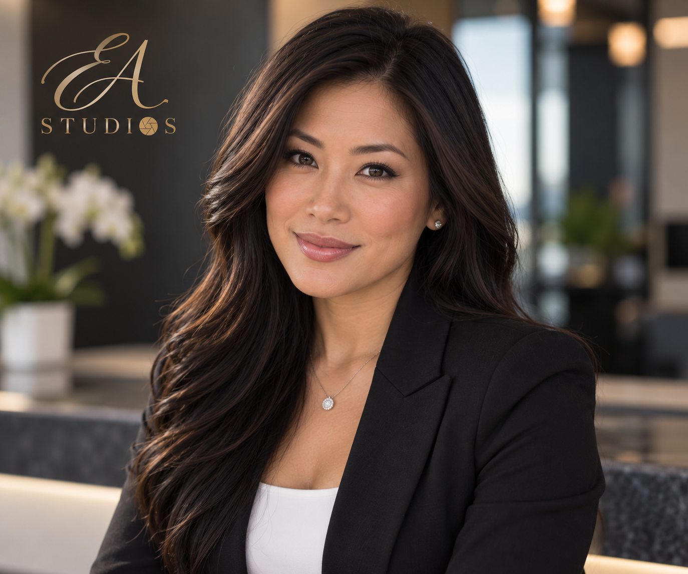 Professional headshot by Elegant Aperture Studios