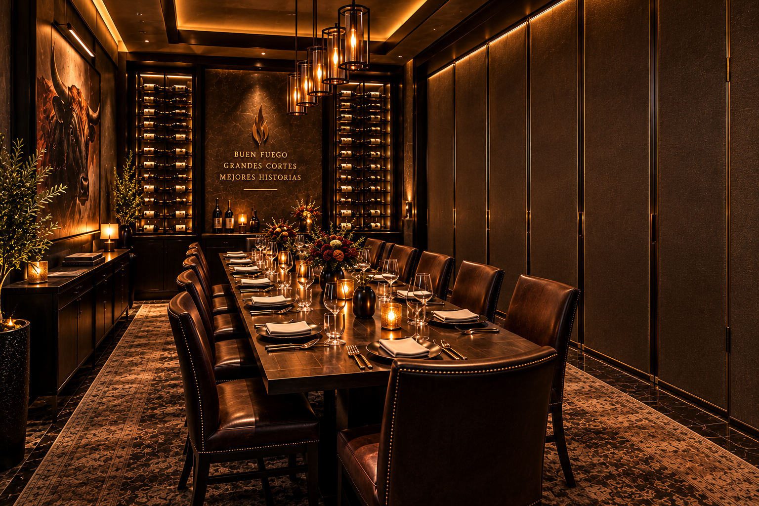 Small private dining room